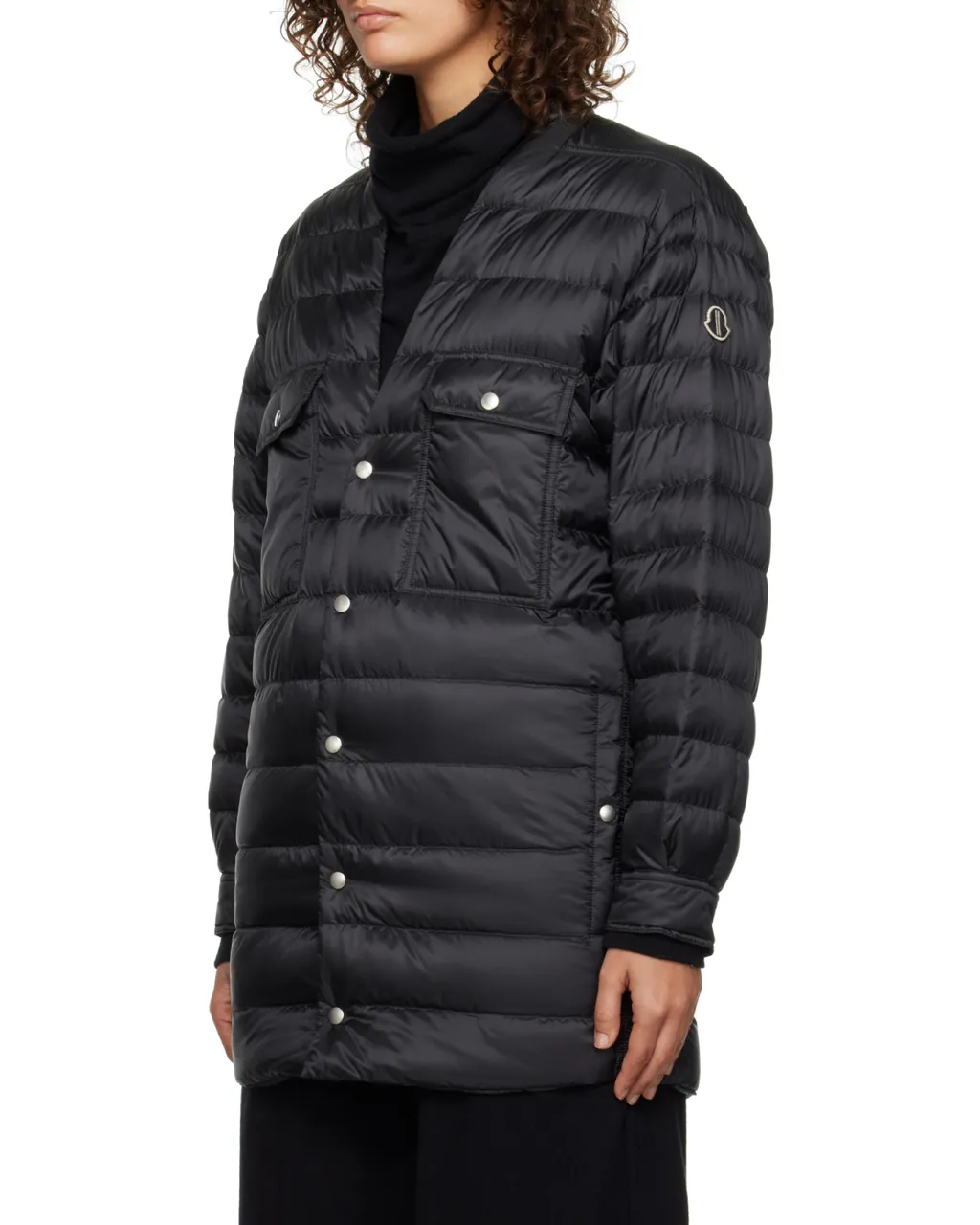 V-Neck Padded Jacket