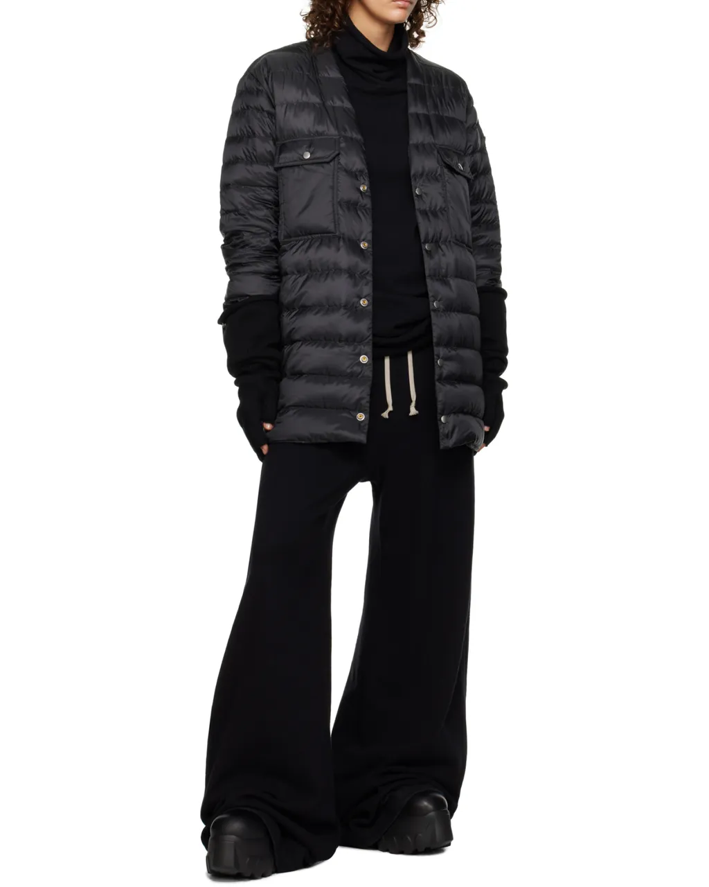 V-Neck Padded Jacket