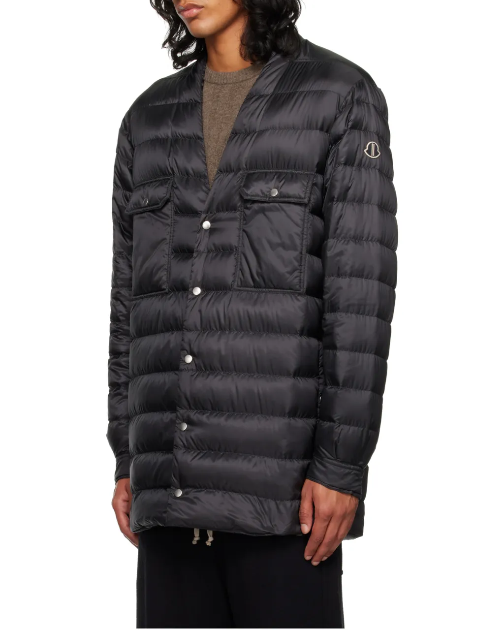 V-Neck Padded Jacket