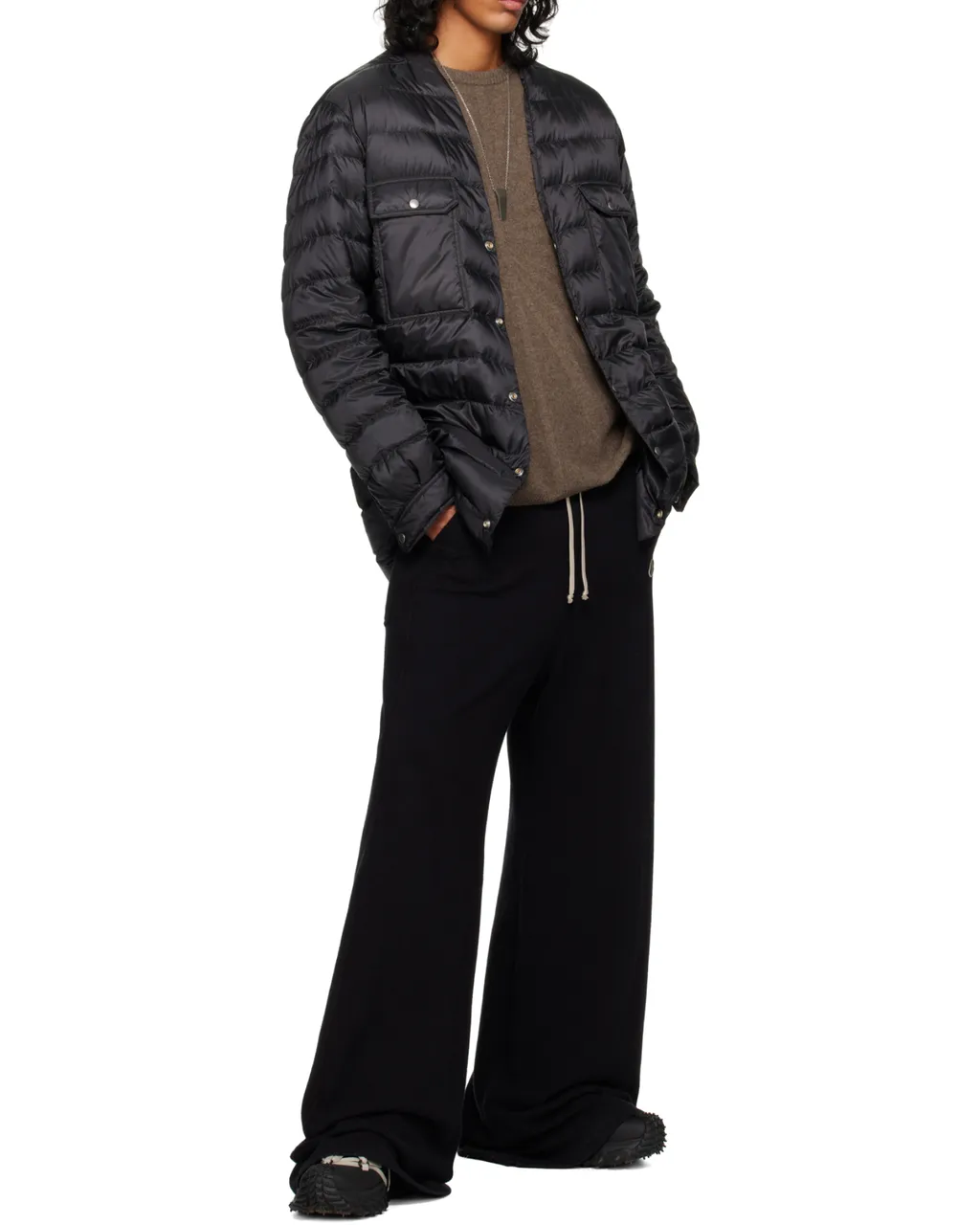 V-Neck Padded Jacket