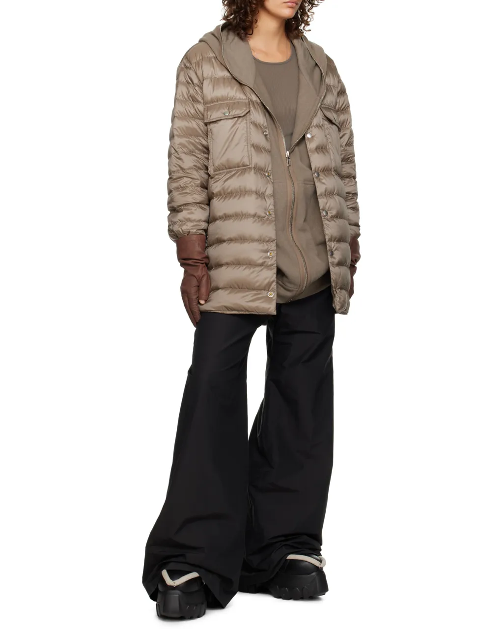 V-Neck Padded Jacket
