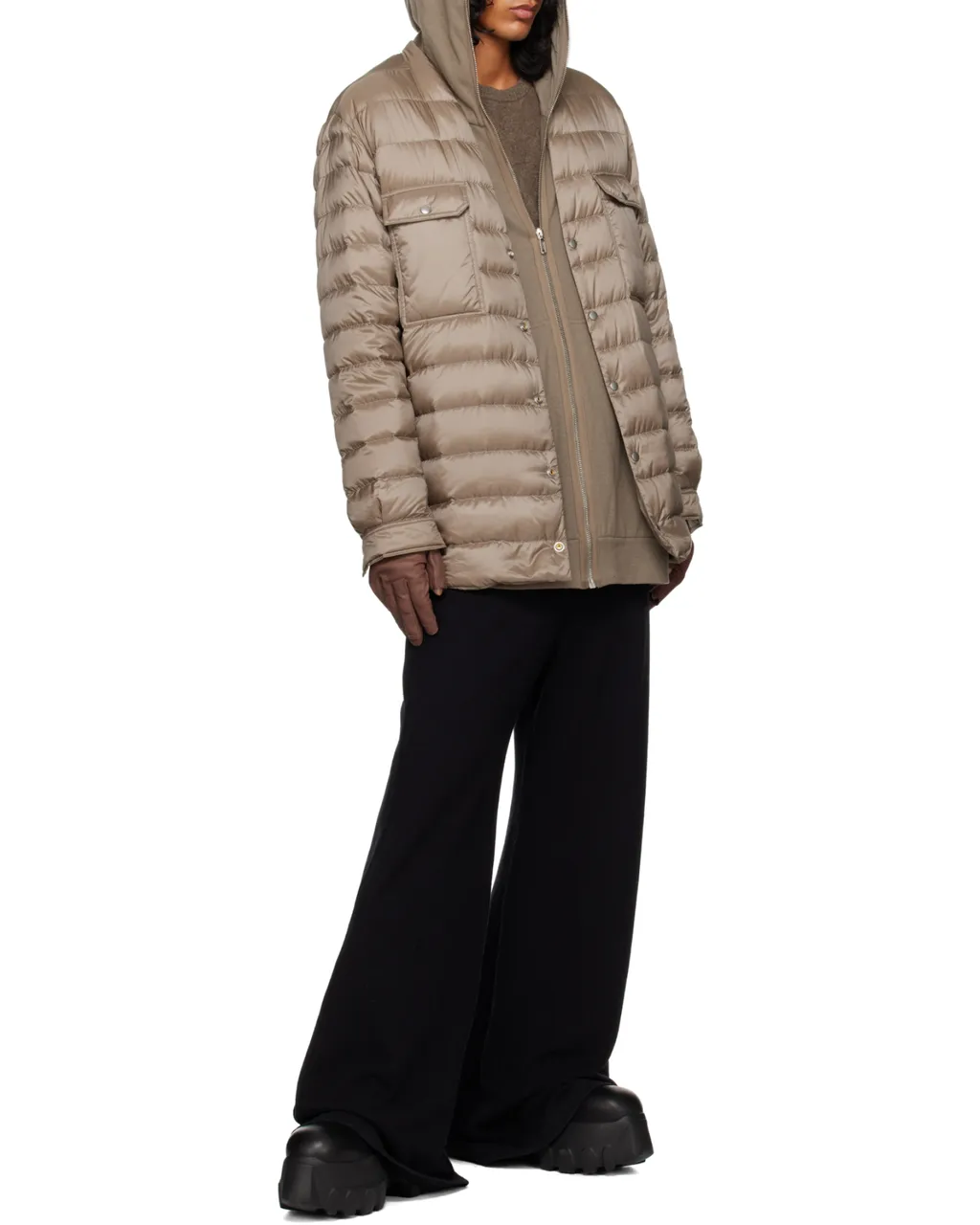 V-Neck Padded Jacket