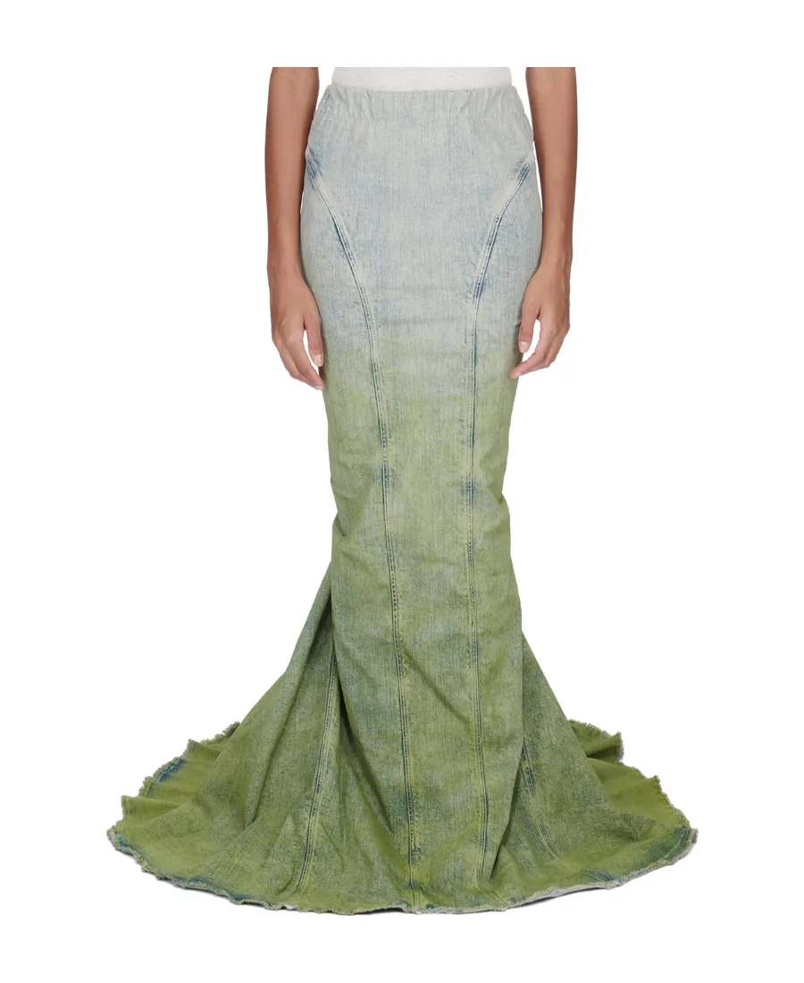 Radiance Raw Cut Hem Skirt