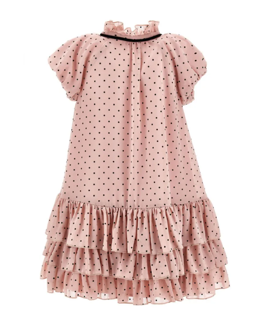 Polka Dot Ruffled Dress