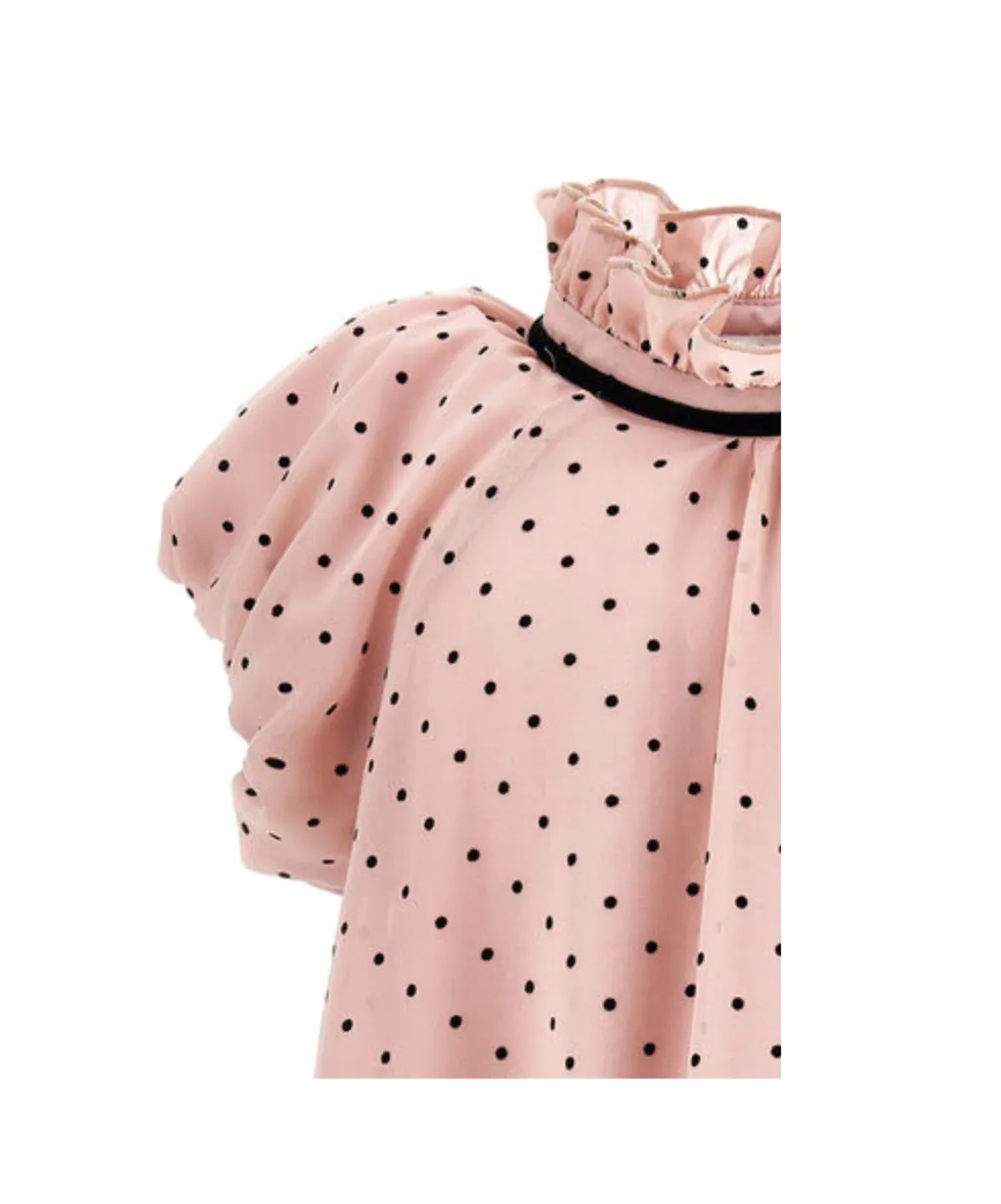 Polka Dot Ruffled Dress