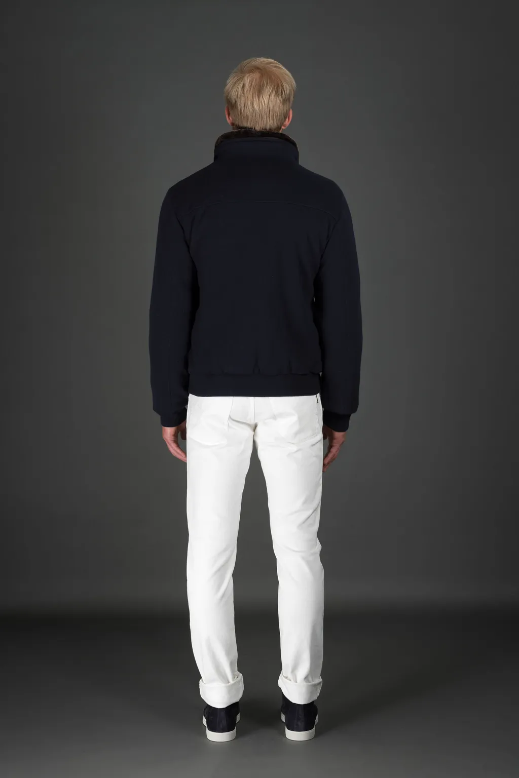 Double Zip Wool-Blend Coat