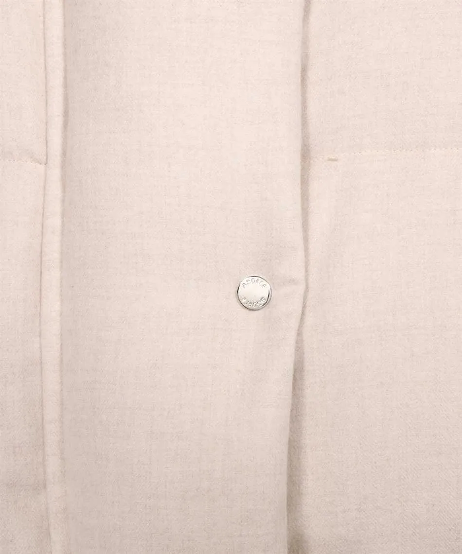 High-Collar Long-Sleeved Coat