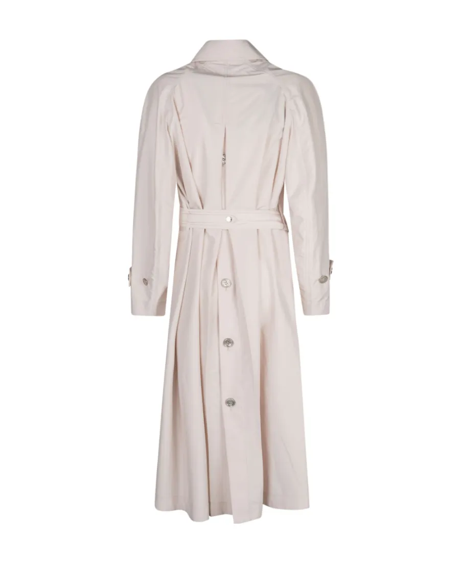 Single-Breasted Long-Sleeved Trench Coat