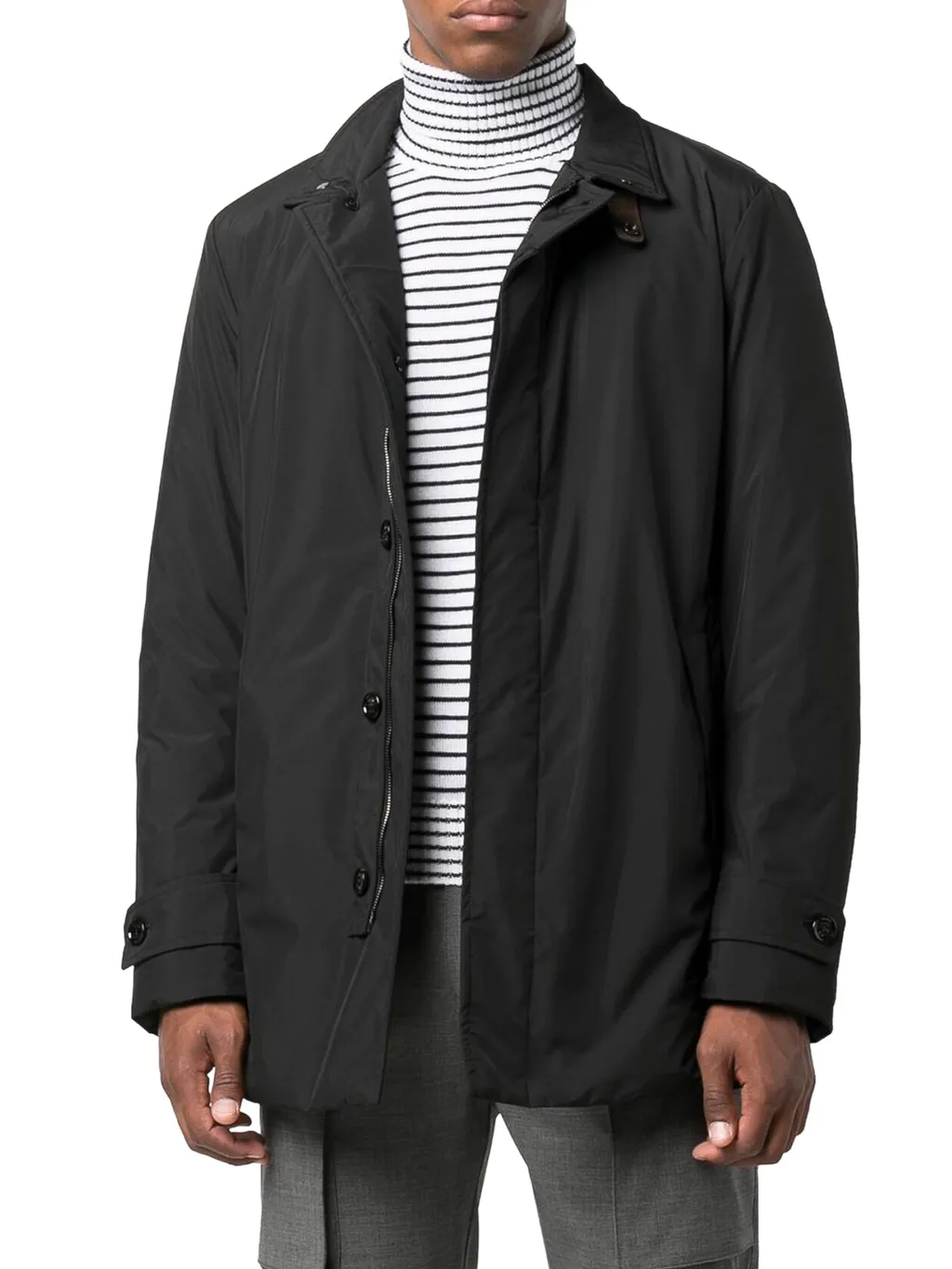 Double-Layer Hooded Coat