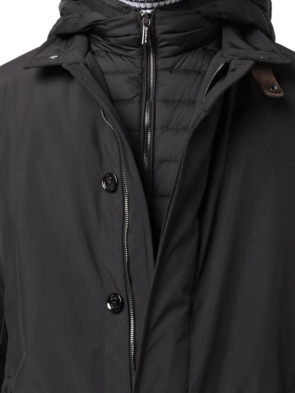 Double-Layer Hooded Coat