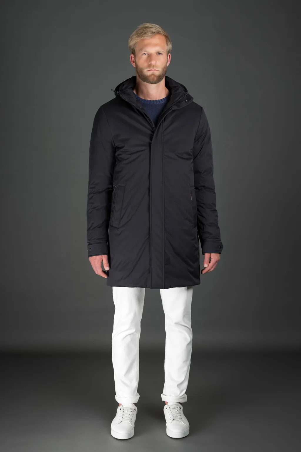 Technical Gabardine Coat