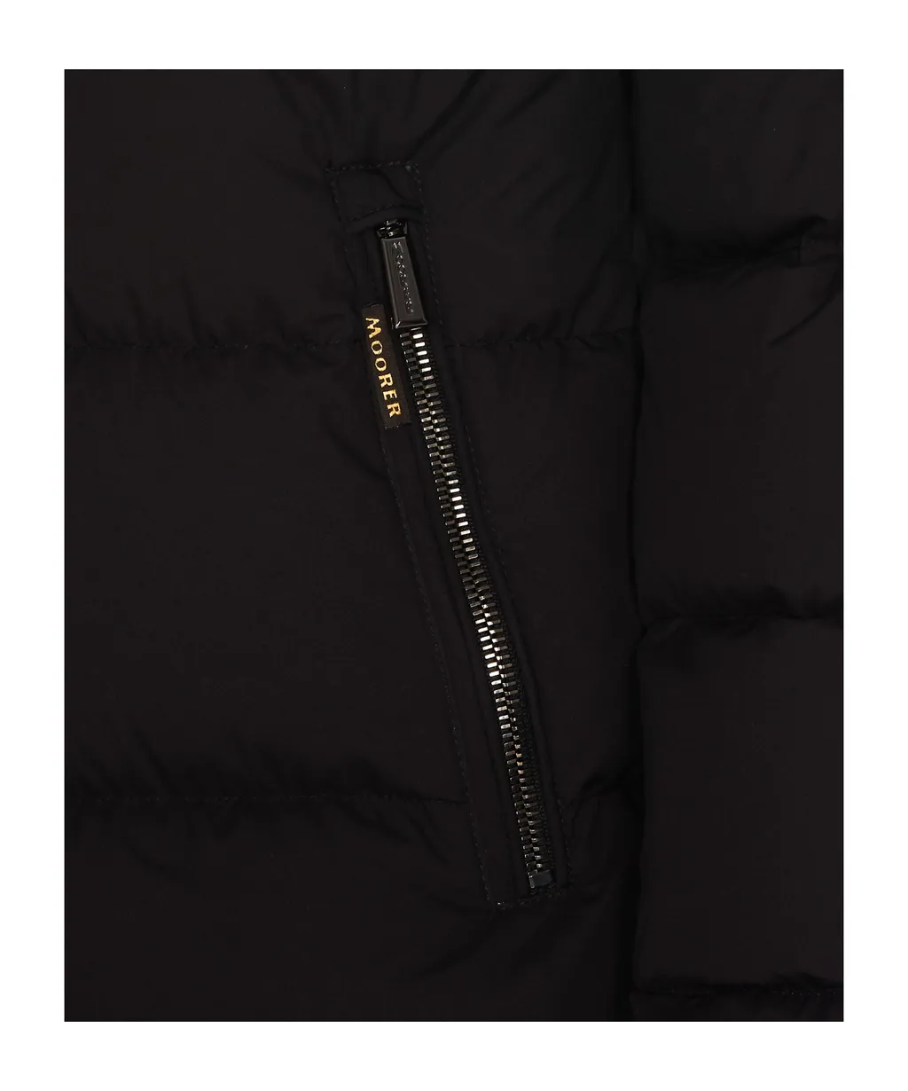 Brett-Skt Hooded Zipped Down Jacket