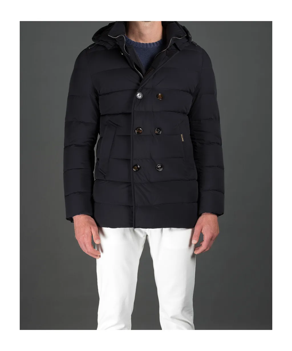 Quilted Double-Breasted Jacket