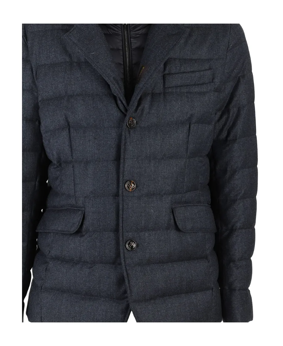 Padded Button-Up Jacket