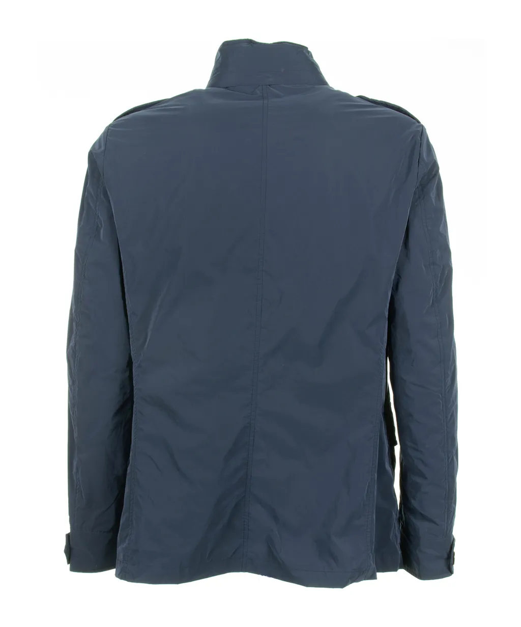 Porto-Os High-Neck Buttoned Jacket