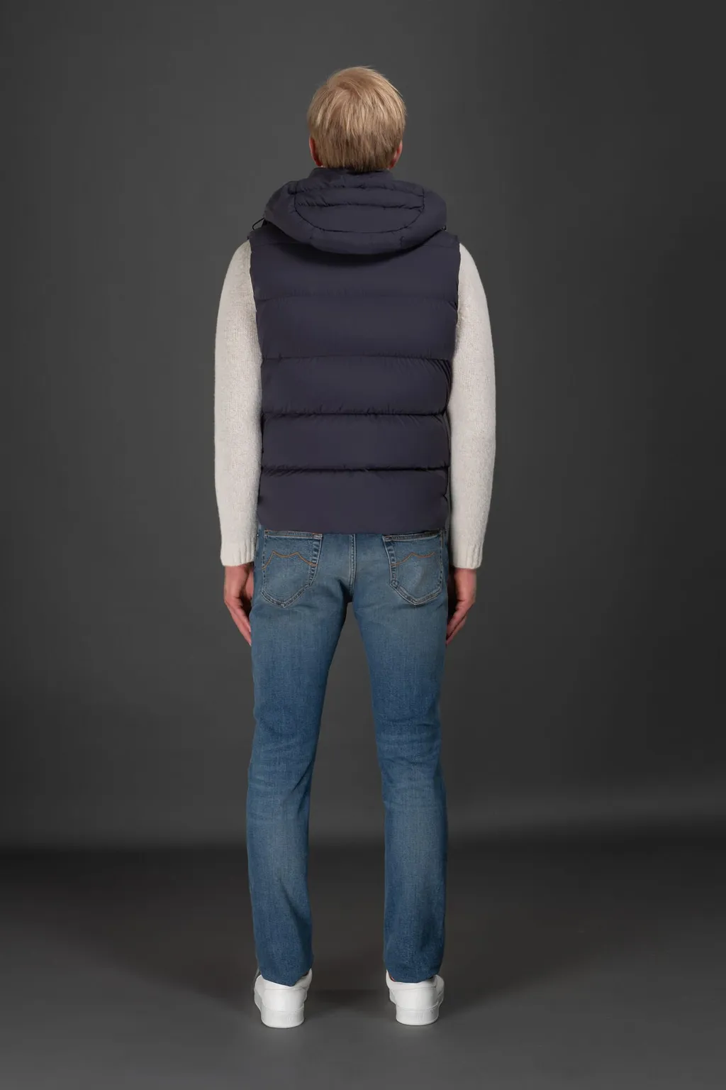 High-Neck Padded Gilet