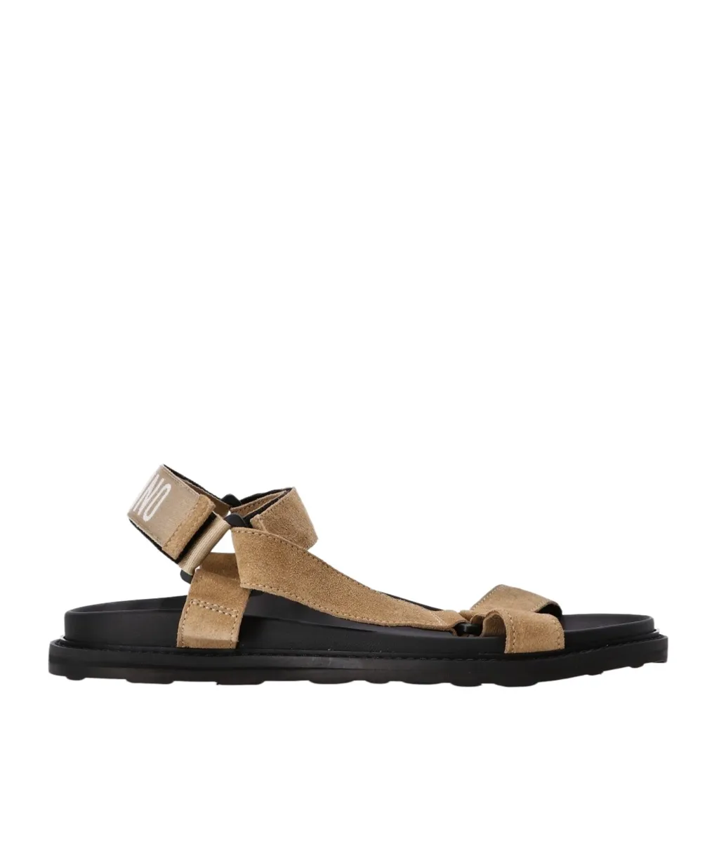 Logo-Jacquard Touch-Strap Fastened Sandals