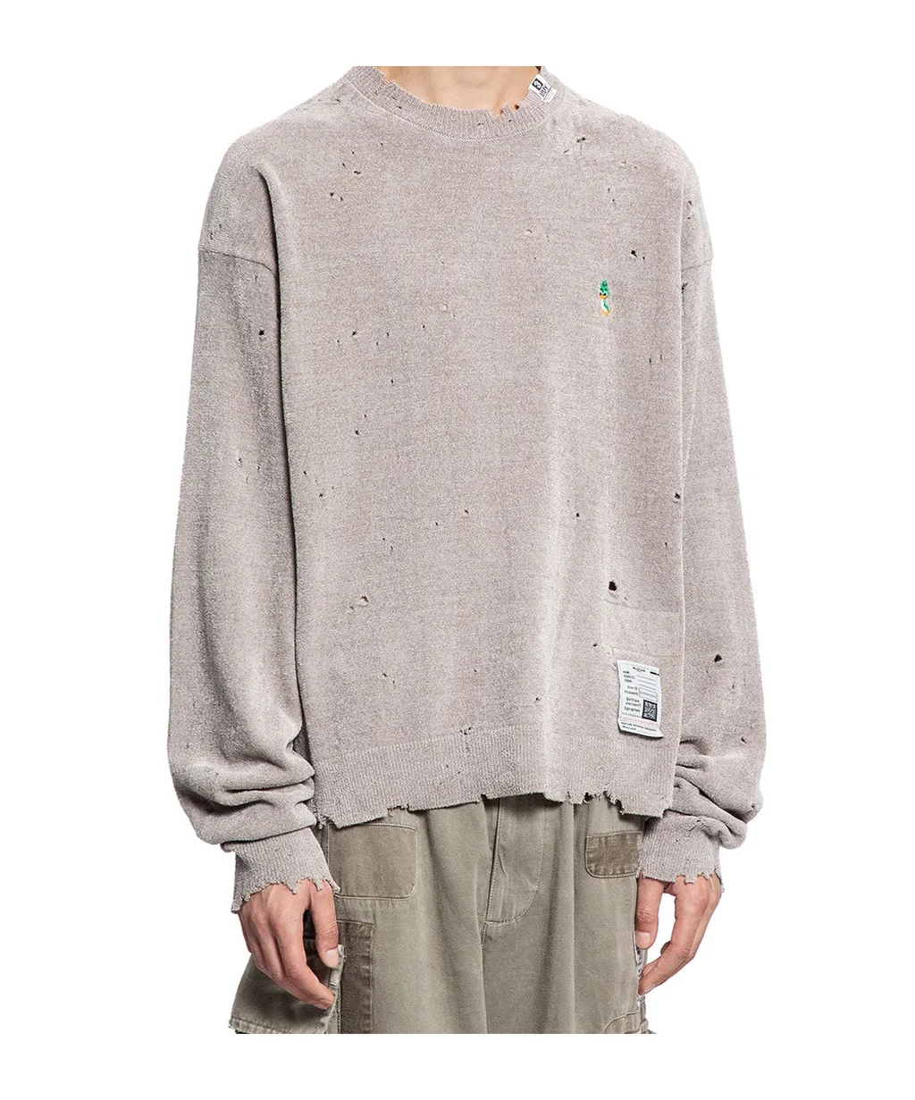 Ripped Knit Sweater