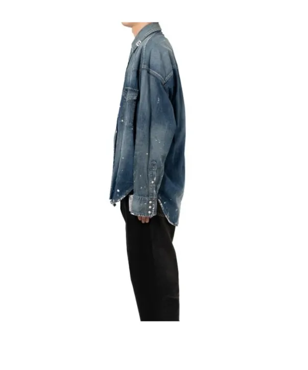 Distressed Denim Shirt