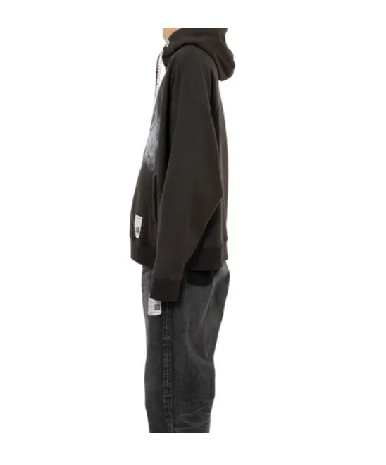 Printed Cotton Hoodie