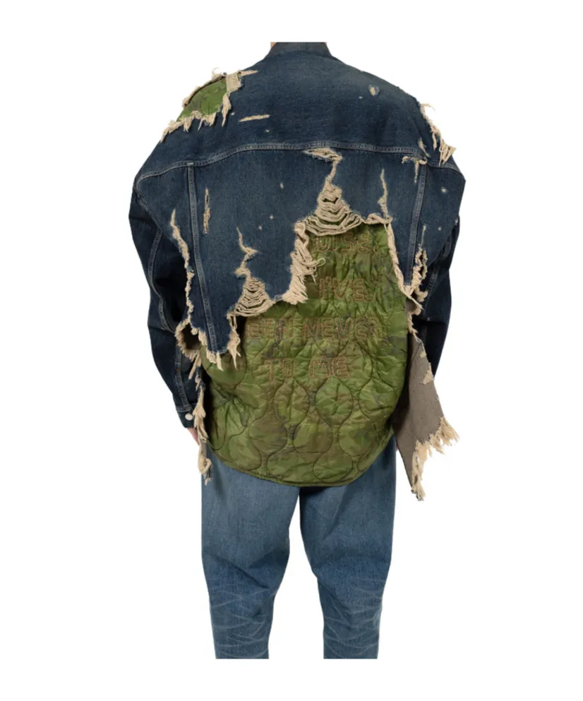 Long-Sleeved Denim Jacket