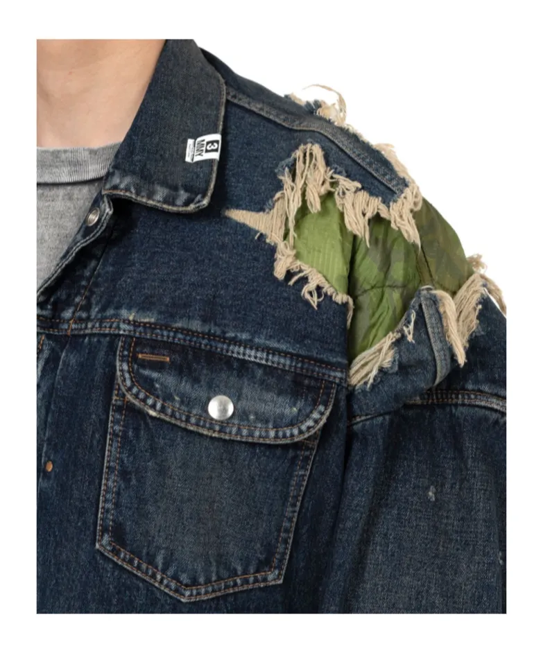 Long-Sleeved Denim Jacket