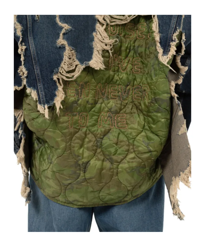 Long-Sleeved Denim Jacket