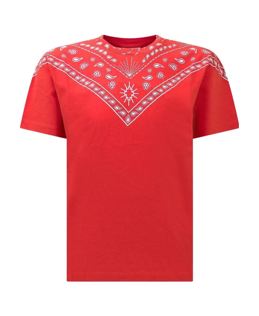 County Of Milan Bandana Printed Crewneck T-Shirt