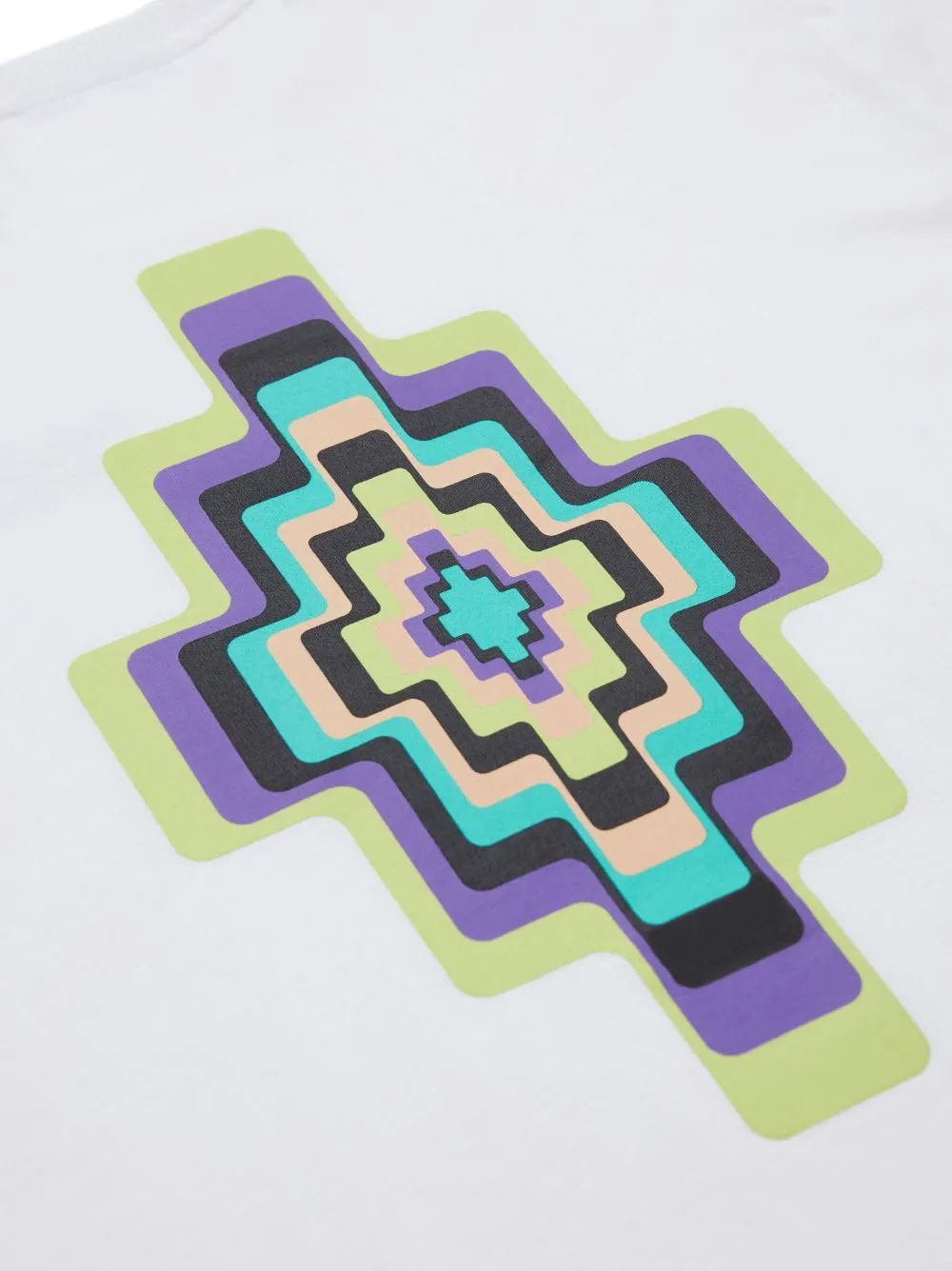Cross-Print Cotton T-Shirt