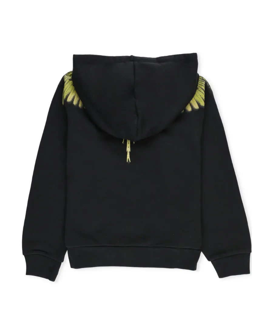 County Of Milan Kids Long Sleeved Icon Wings Printed Sweatshirt
