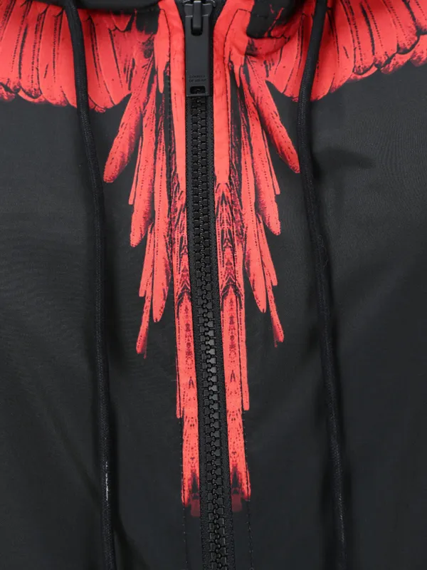 County Of Milan Icon Wings Printed Zipped Jacket