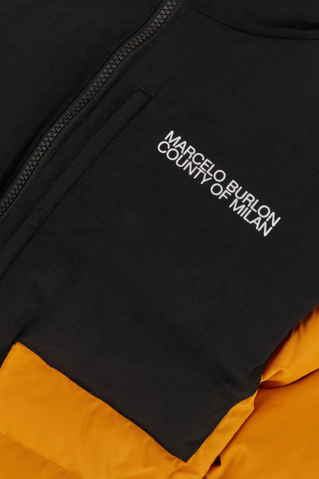County Of Milan Logo Printed Puffer Jacket