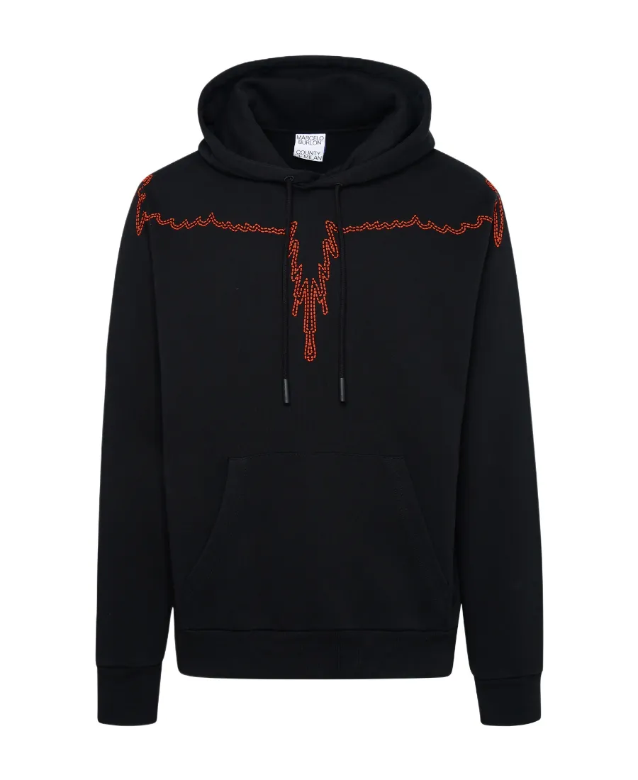County Of Milan Stitch Wings Hoodie