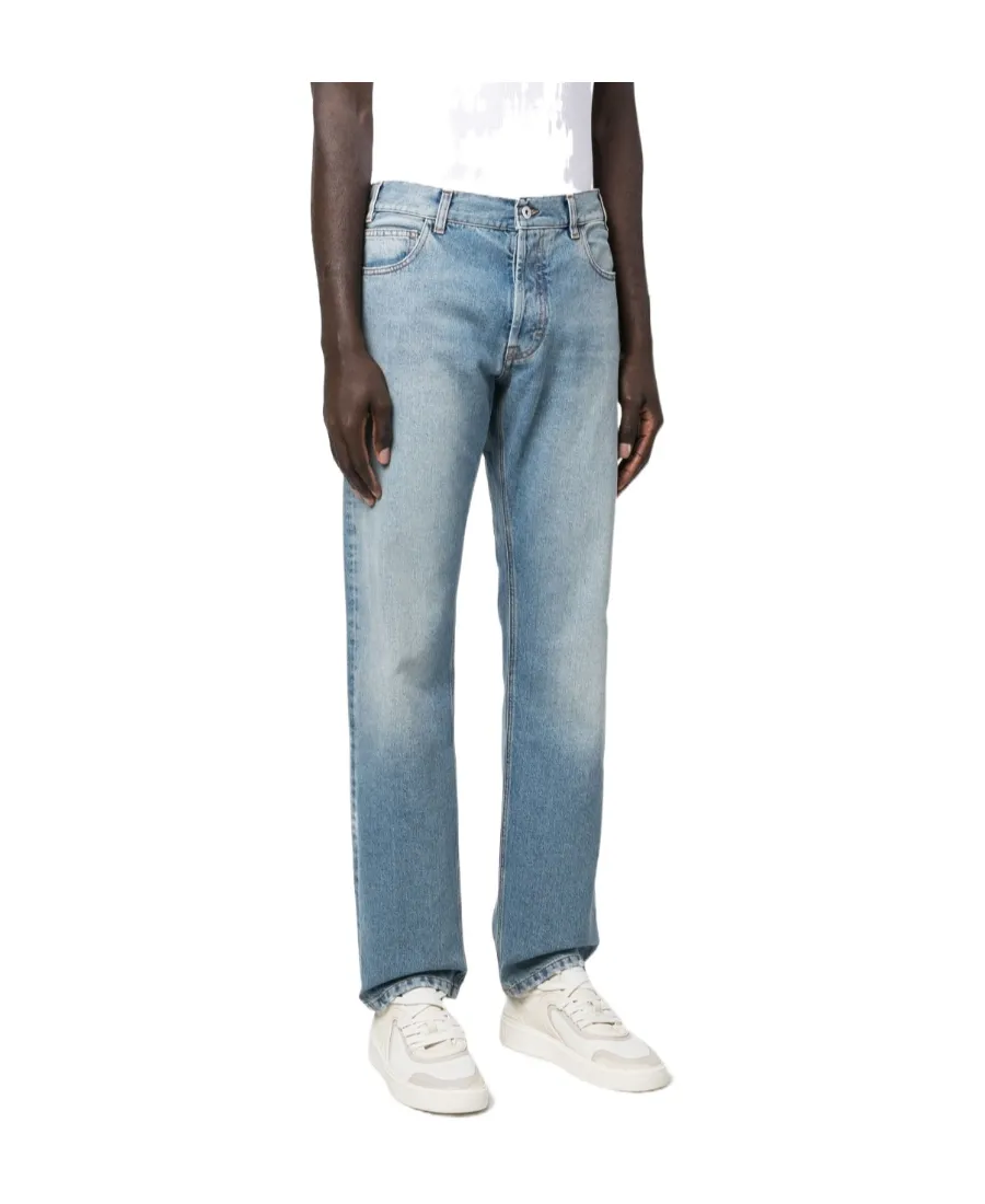 County Of Milan Logo Embroidered Jeans