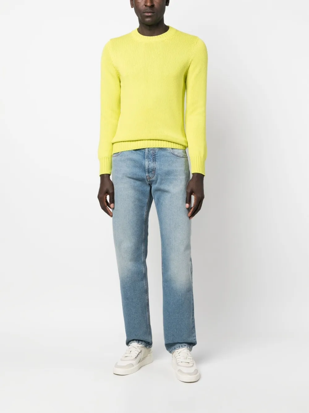 County Of Milan Logo Embroidered Jeans