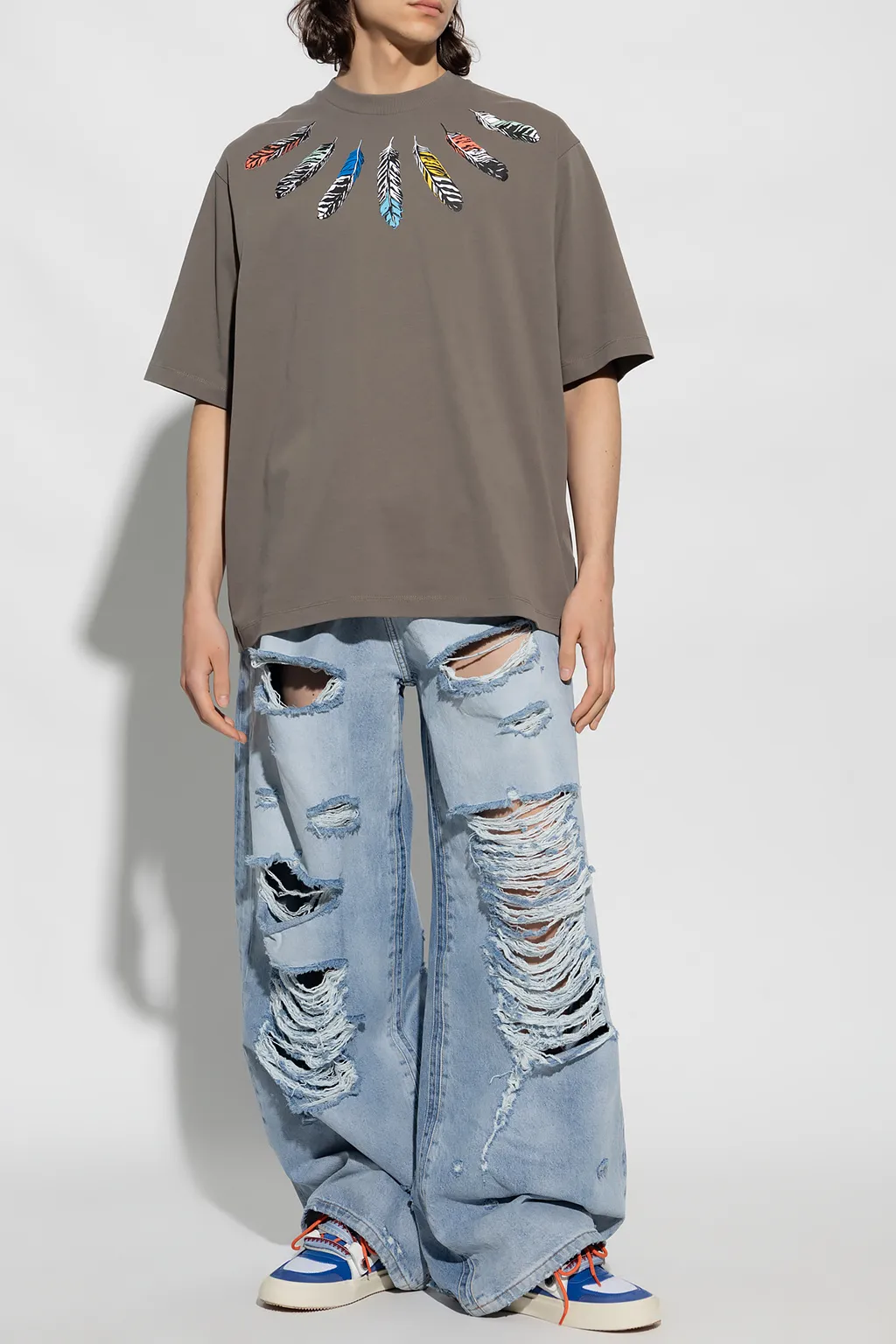 Feathers Detail T-Shirt