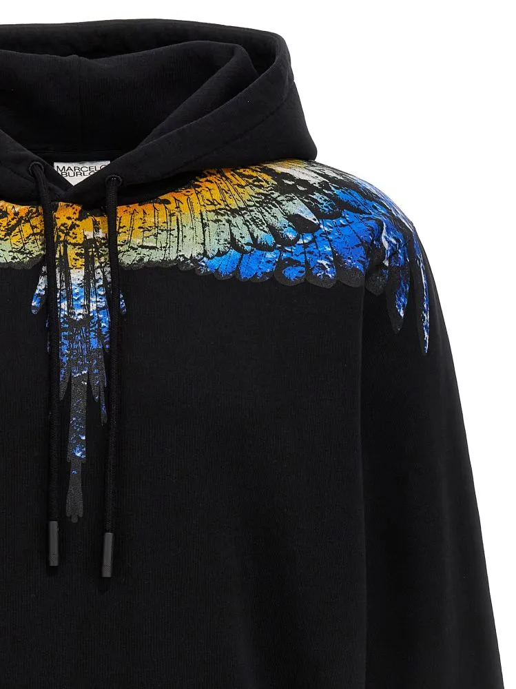 County Of Milan Icon Wings Drawstring Hoodie