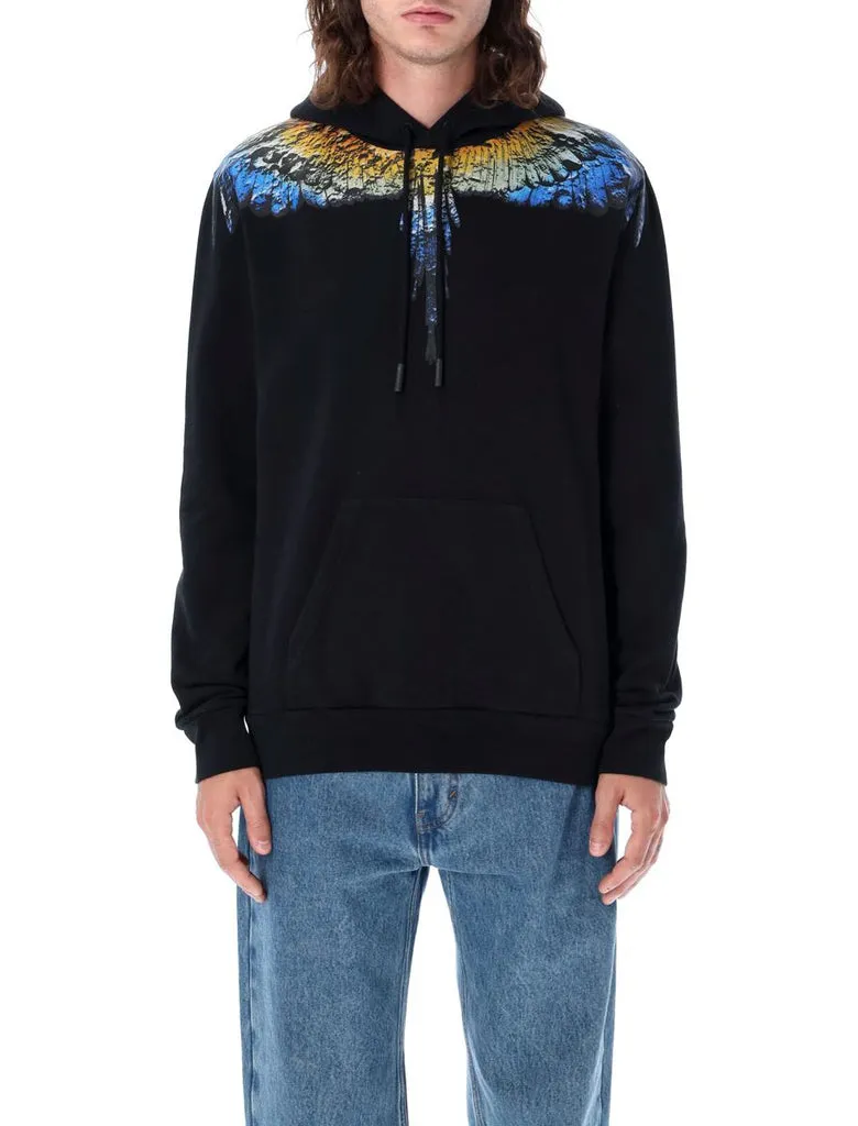 County Of Milan Icon Wings Drawstring Hoodie