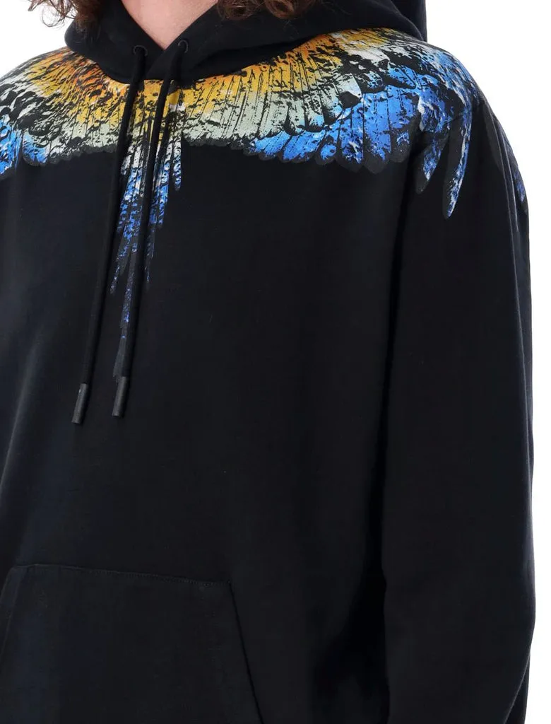 County Of Milan Icon Wings Drawstring Hoodie
