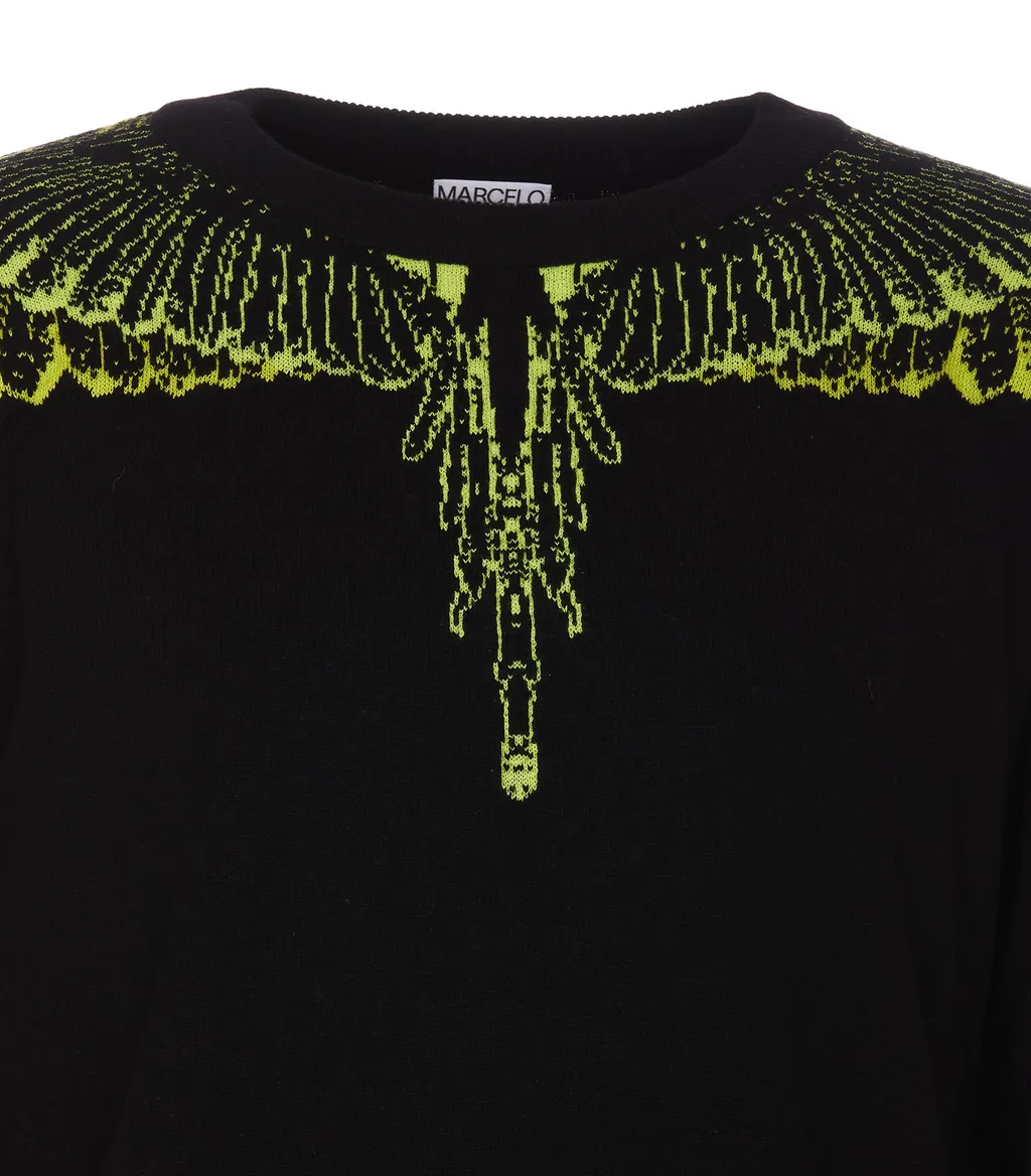 County Of Milan Crewneck Long-Sleeved Jumper