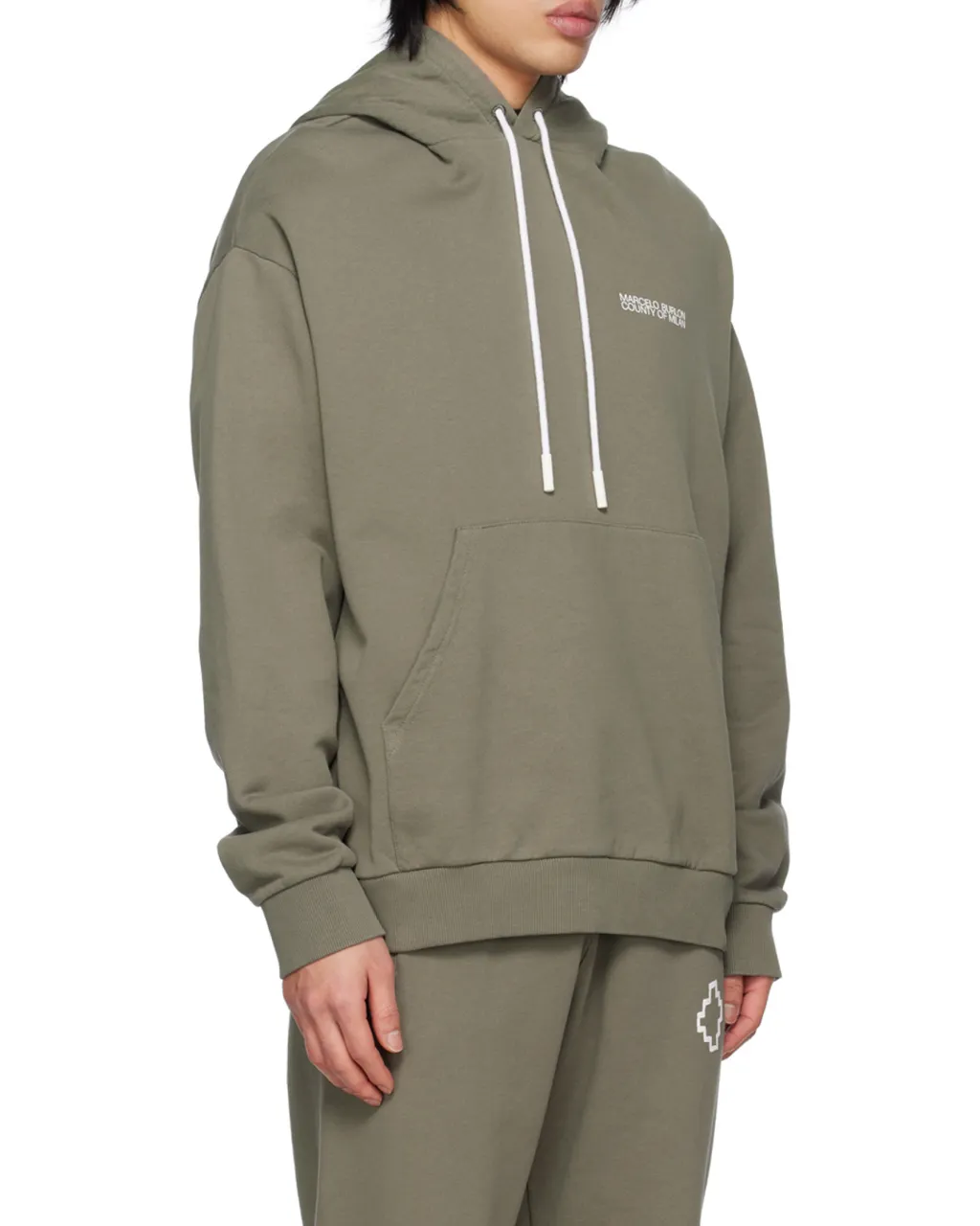 Tempera Cross-Print Pullover Hoodie