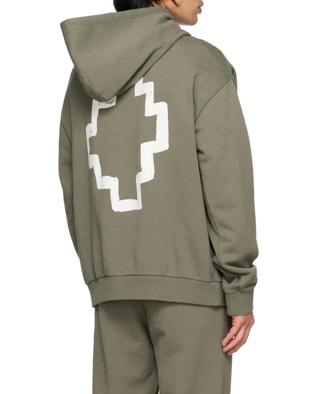 Tempera Cross-Print Pullover Hoodie