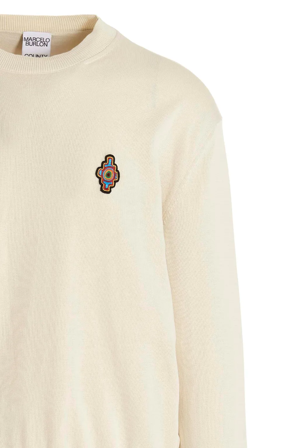 County Of Milan Sunset Cross Knitted Sweater