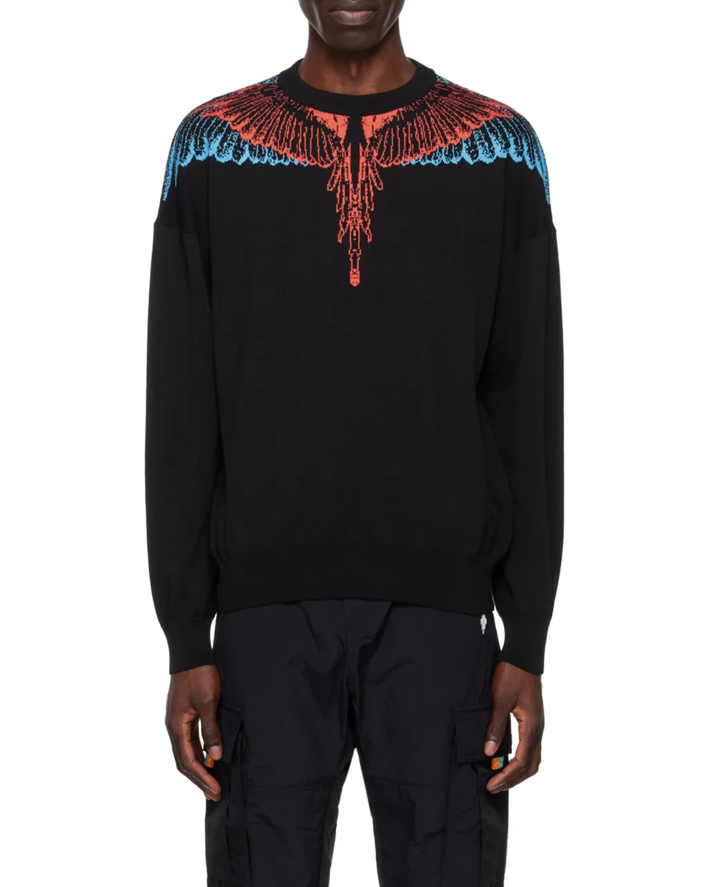 County Of Milan Icon Wing Knitted Boxy Jumper
