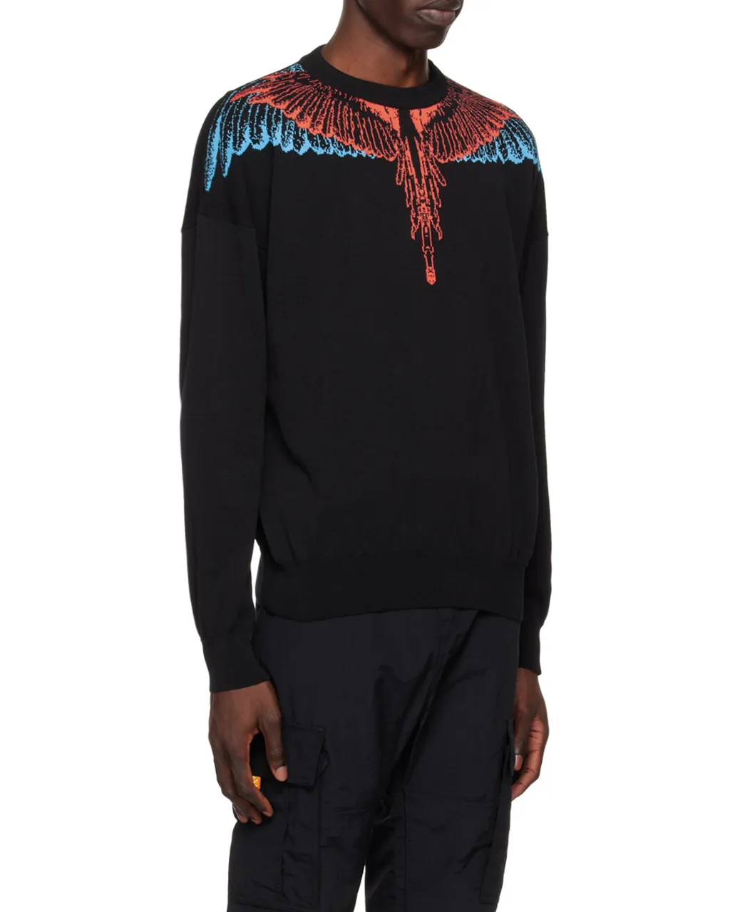 County Of Milan Icon Wing Knitted Boxy Jumper