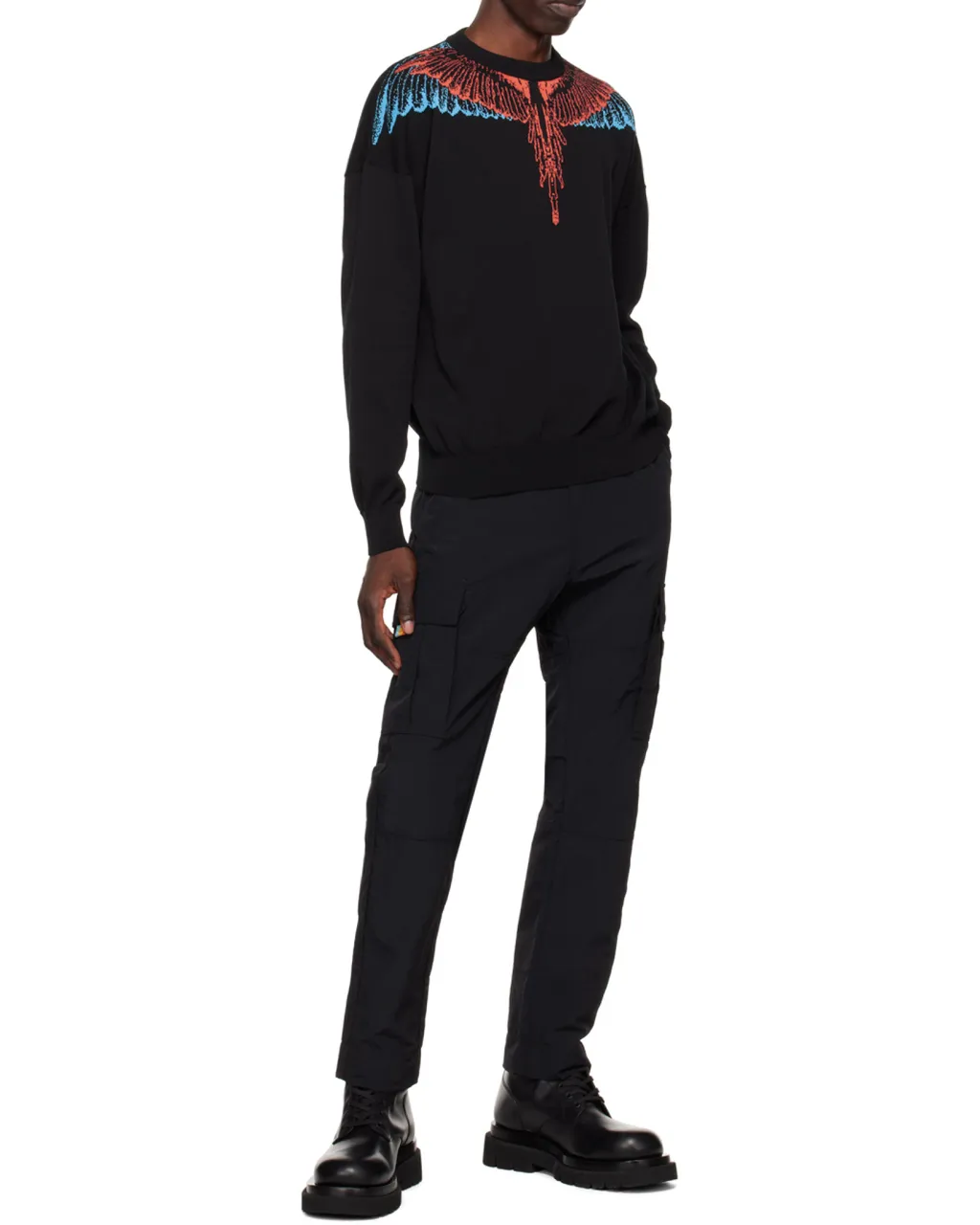 County Of Milan Icon Wing Knitted Boxy Jumper