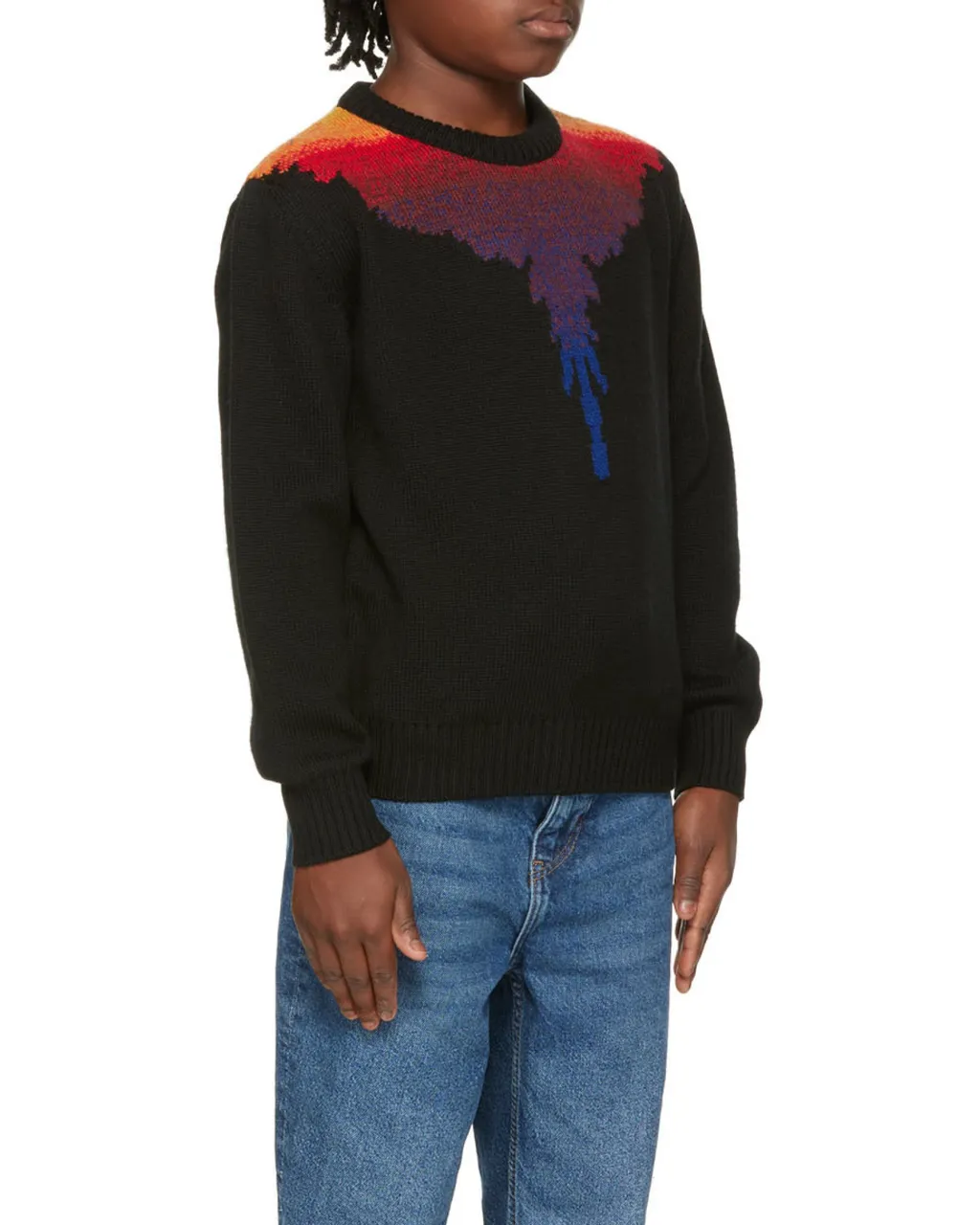 County Of Milan Wings Intarsia Crewneck Jumper