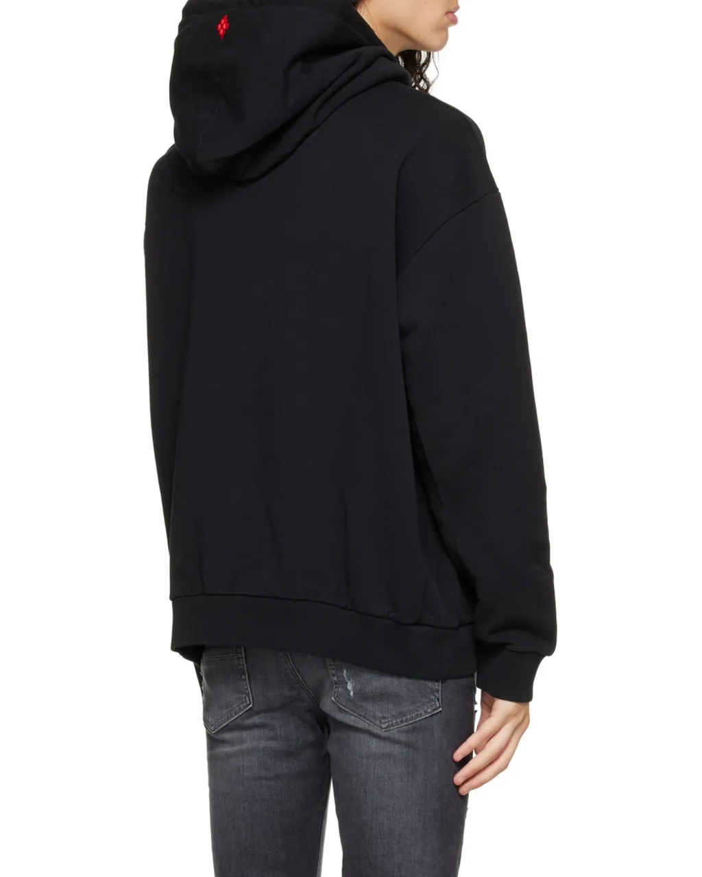 Graphic-Printed Drawstring Hoodie