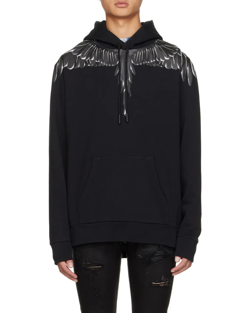 County Of Milan Icon Wings Drawstring Hoodie