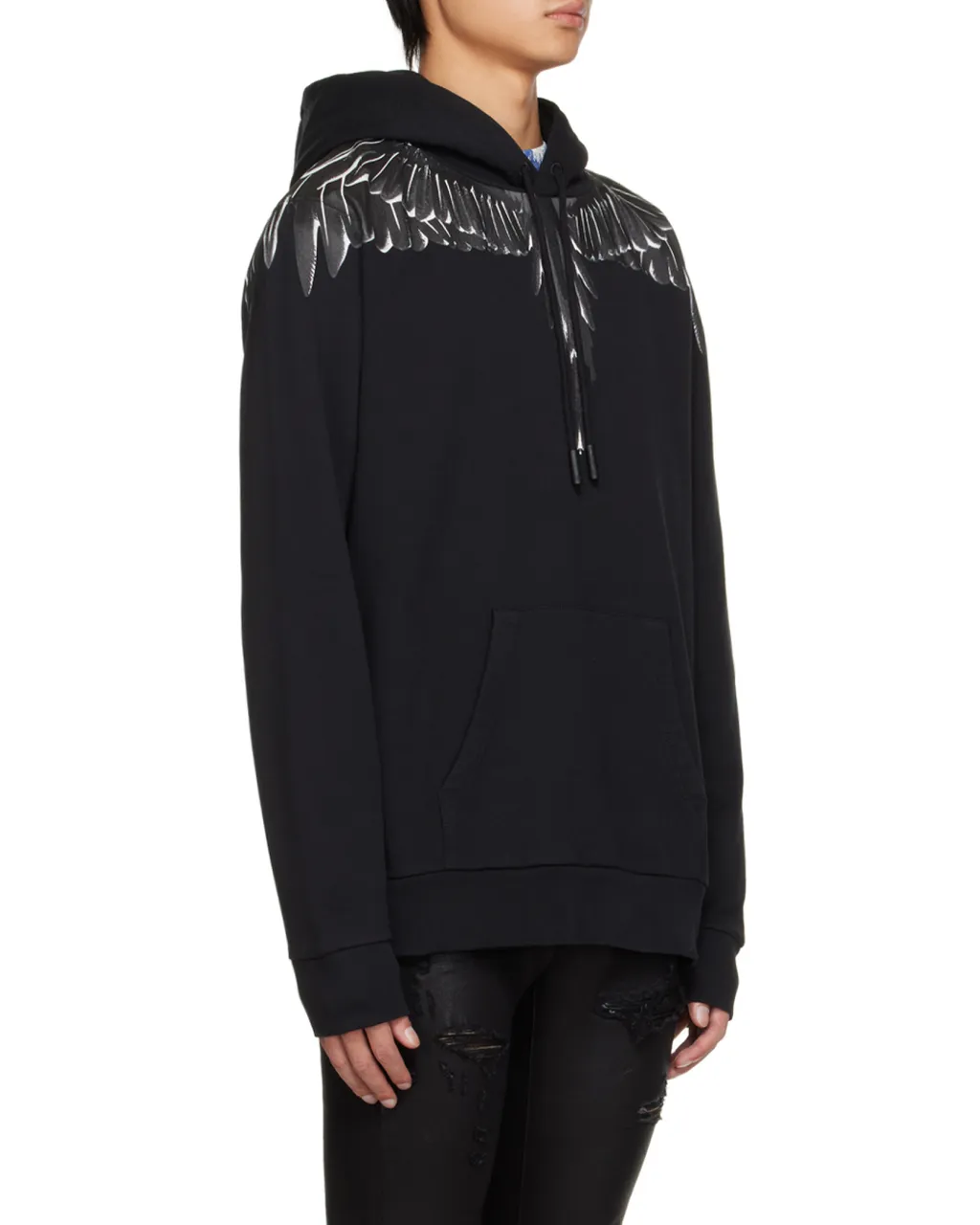 County Of Milan Icon Wings Drawstring Hoodie
